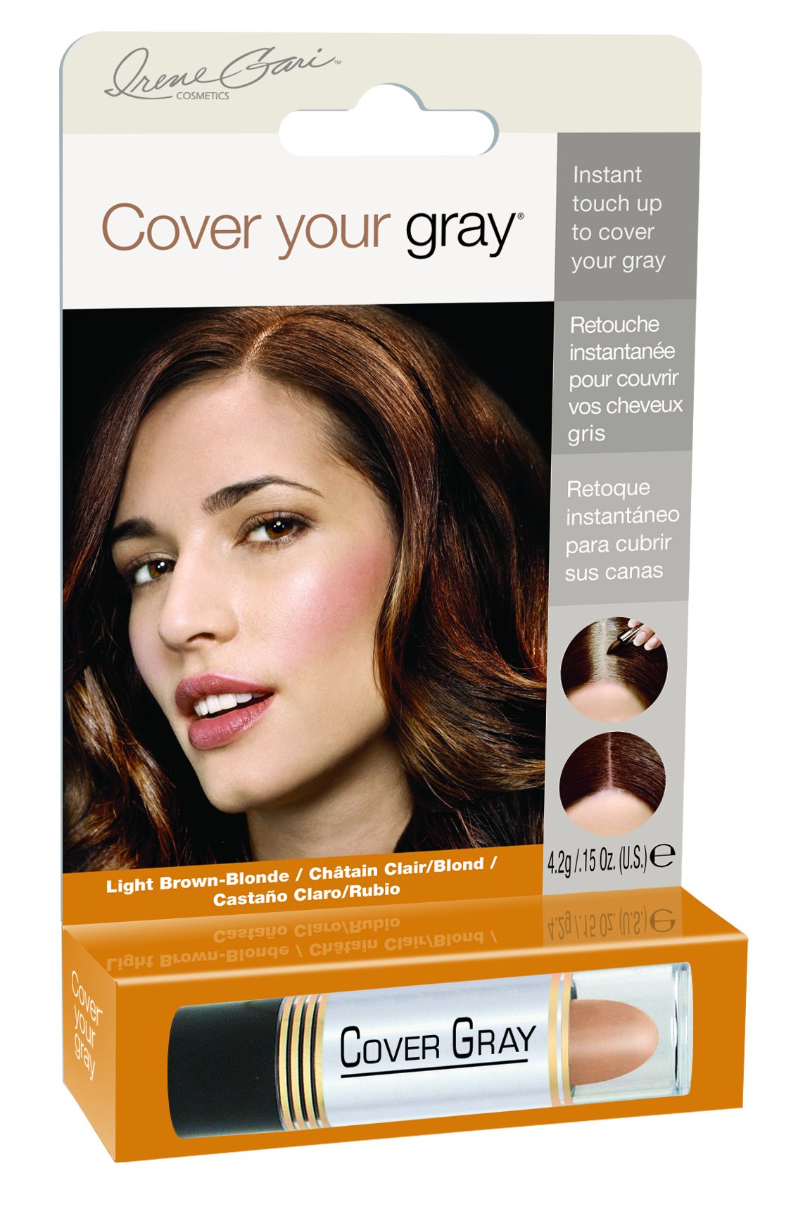 Cover Your Gray Hair Color Touch Up Stick Medium Brown