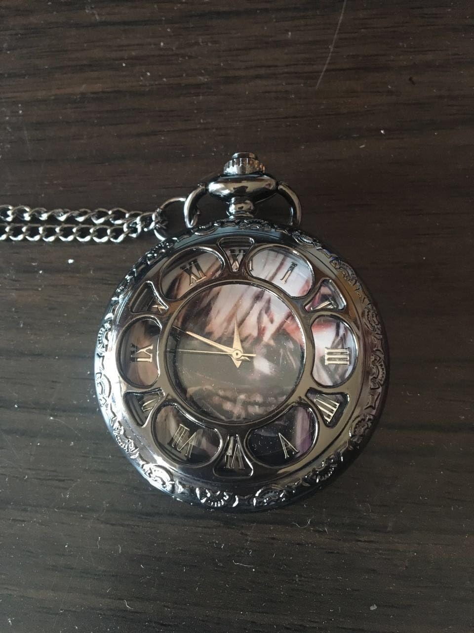 Hot Anime Tokyo Ghoul Ken Mask Mouth Pocket Watch
