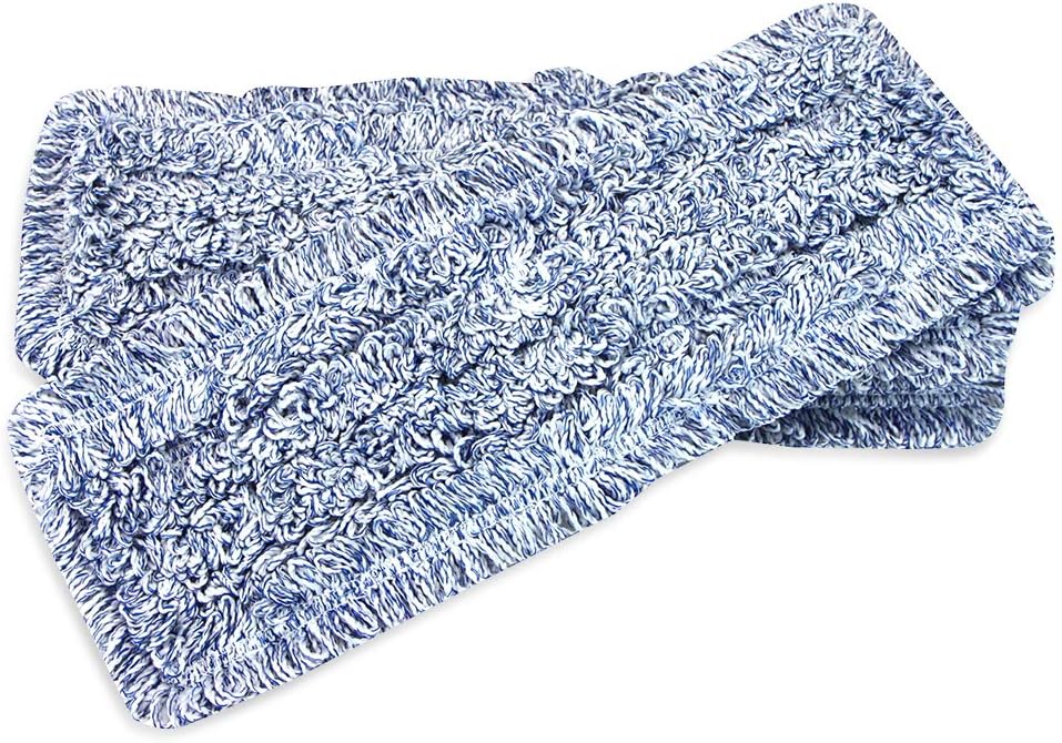 Arkwright Microfiber Wet & Dry Mop Pad 6 Pack (Blue, 18 inch)