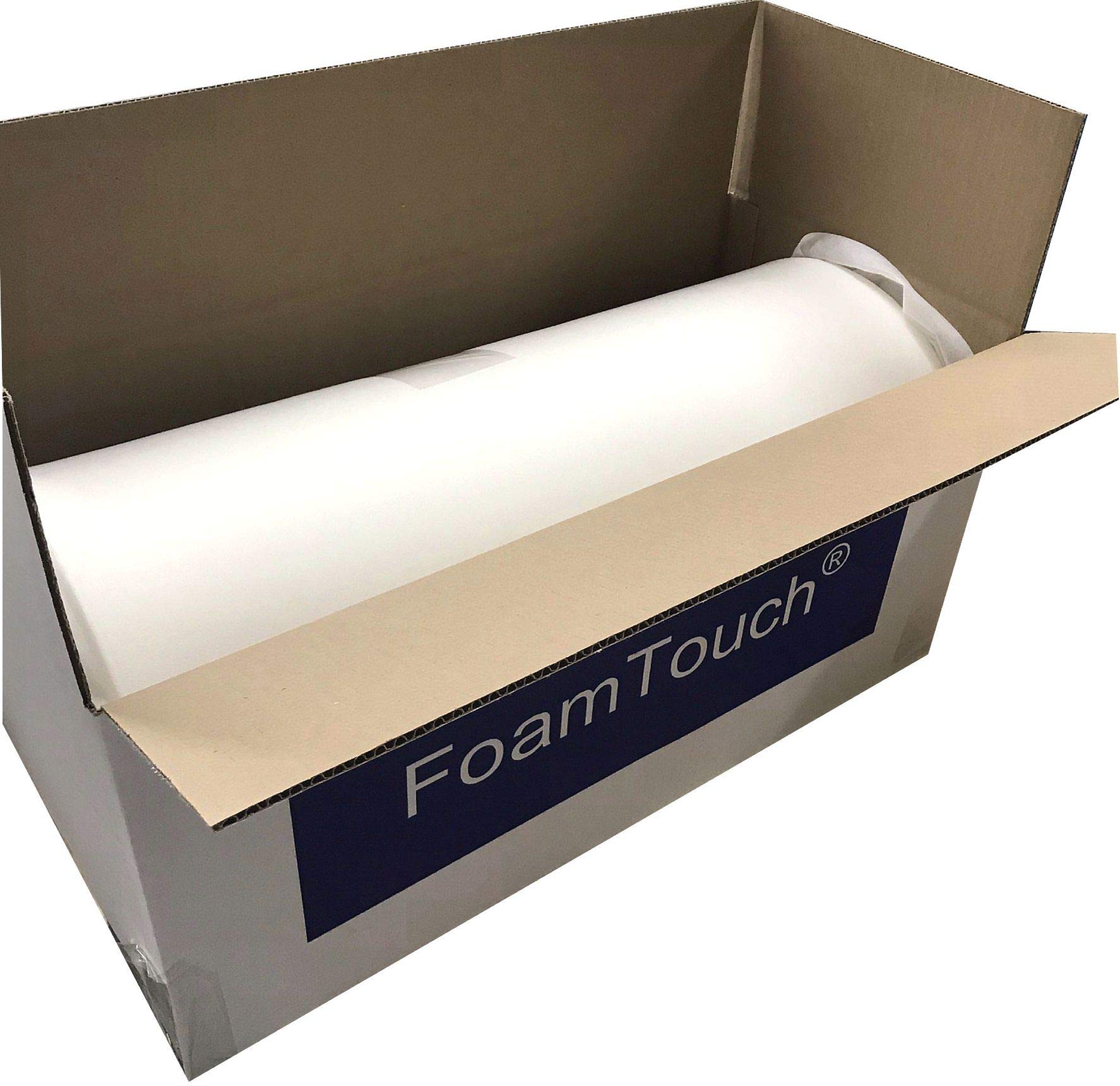 FoamTouch 1x24x120HDF1.8 Upholstery Foam, 1" x 24" x 120", White