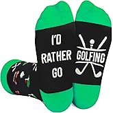 Funny Golf Socks for Men, Golf Gifts for Men, Comfortable Fit, Perfect for Golf Lovers, Stocking Stuffers for Adults