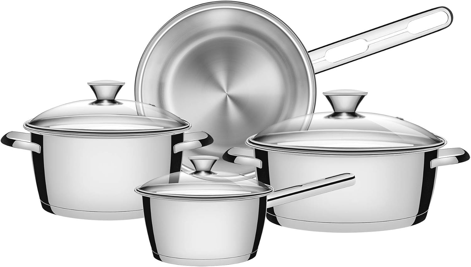 Tramontina 65650/324 Cookware Set, Stainless Steel