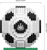 FOCO Newcastle United 3D BRXLZ Football Officially Licensed view 4