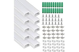 YeaLunong 10-Pack 3.3ft/1M U Shape Silver Led Aluminum Channel System with Milky White Cover, End Caps and Mounting Clips, Aluminum Profile for 12.5mm LED Strip Light Installations, Easy Installation
