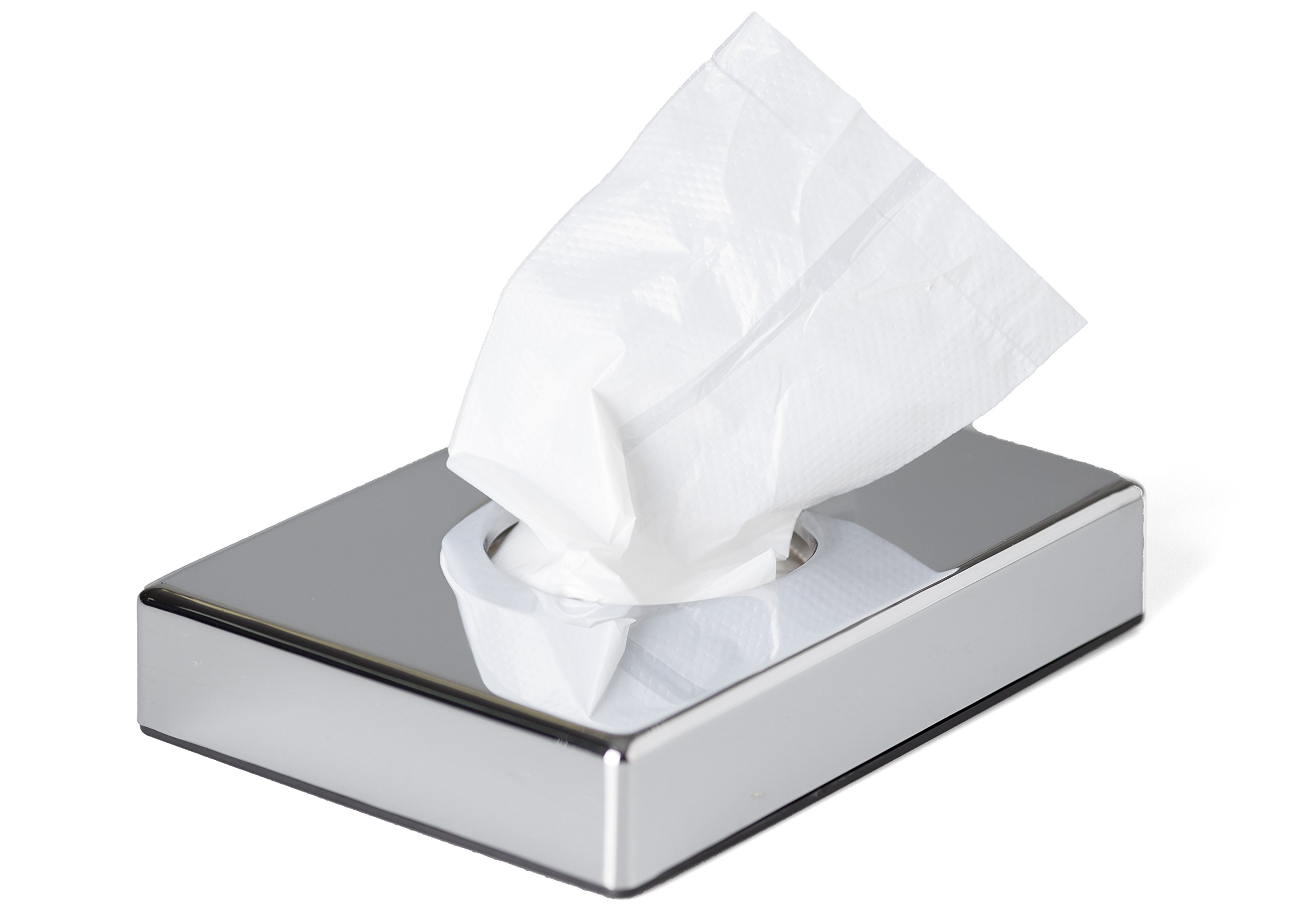 Sanitary Set (1 chrome dispenser/holder & 4 boxes x 25 of eco friendly cornstarch refills)