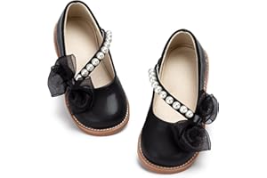 ESTINE Toddler Girl Mary Jane Dress Shoes-Girls School Uniform Oxford for Wedding Party