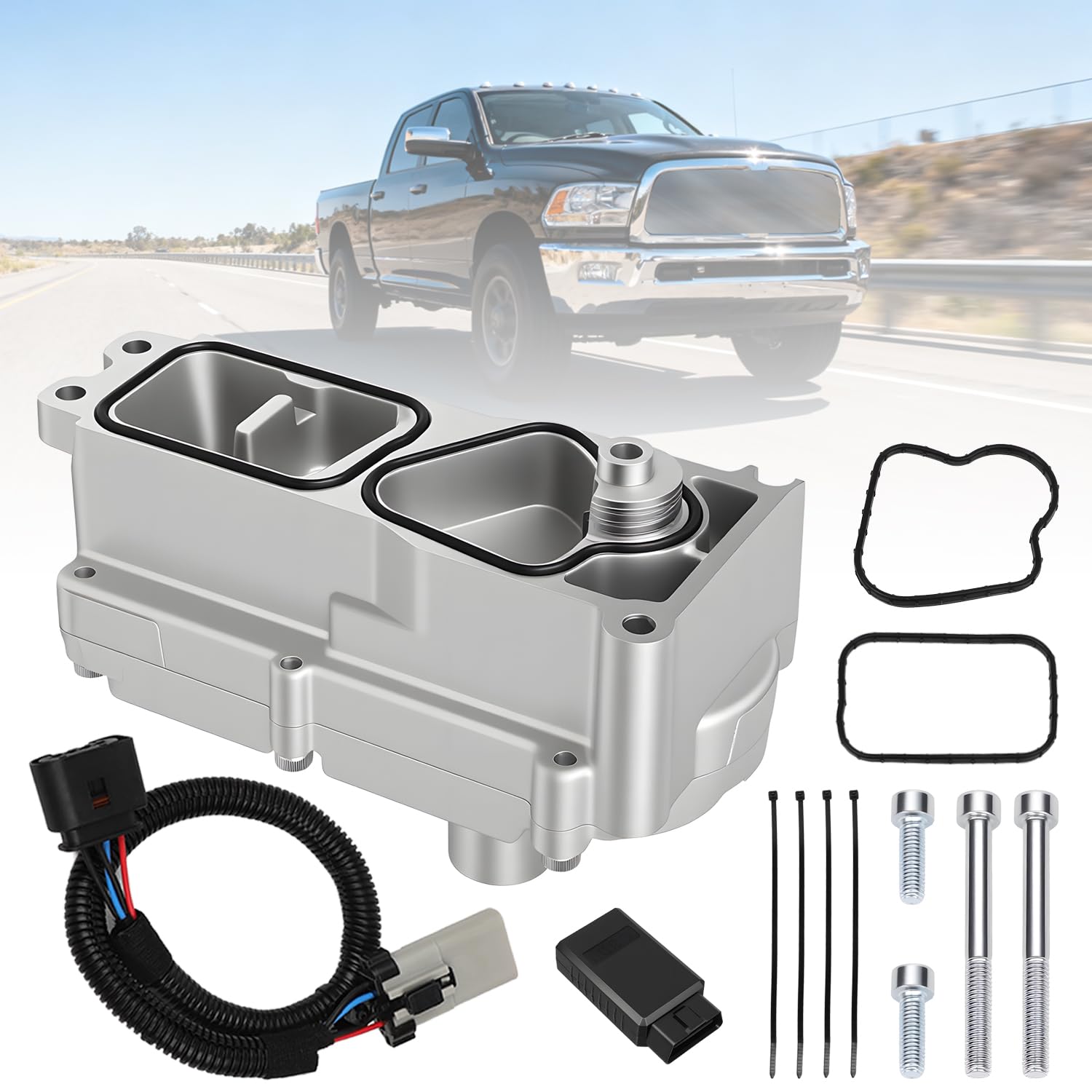 Photo 1 of 5494878RX Upgrade 6.7L Cummins Turbocharger Actuator Calibrate Kit Compatible With 2013-2018 Ram 2500 3500 4500 5500 Diesel VGT Holset HE300VG HE351VE W/Turbine Calibration Module Replace 68481772AA