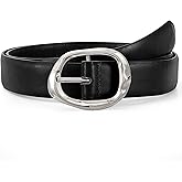 Women Leather Belt for Jeans Pants Ladies Casual Waist Belt Fashion Women Belt with Gold Buckle