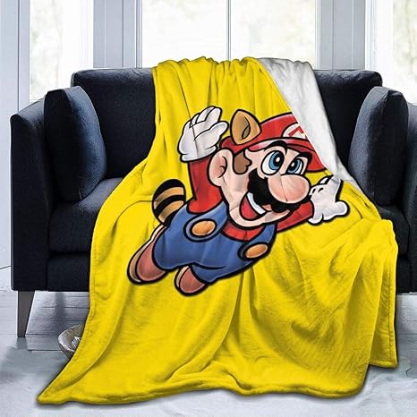 ウール毛布スーパーマリオ ボールを防ぐフランネル Amazon Co Jp