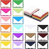 90 Pack Gift Card Mini Envelopes with Vintage Blank Note Cards, 18 Assorted Colors Small Envelope with Gummed Seal for Business Cards (4 x 2.7 Inches) (Classic-B)
