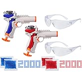 Nerf Pro Gelfire Versus Pack Includes 2 Blasters, 4,000 Gelfire Rounds, 60 Round Capacity, T-Pull Priming, 2 Eyewear, Gifts for Teens Ages 14+