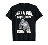 Just A Girl Who Loves Gorillas Animal Lover Gift