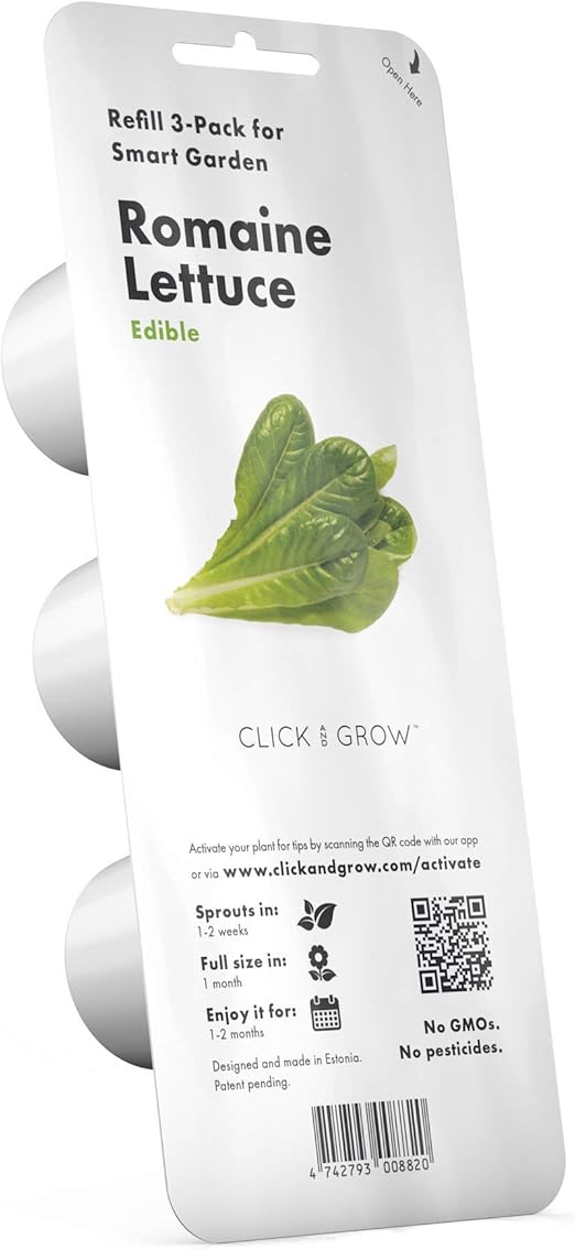 Emsa 3 Cápsulas Lechuga Click & Grow, Semillas apta para Smart ...