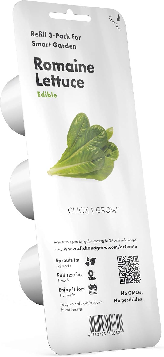 Emsa 3 Cápsulas Lechuga Click & Grow, Semillas apta para Smart ...