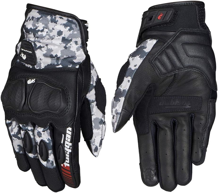 Furygan Unisex's Motorcycle Glove (Camouflage, YTH m)