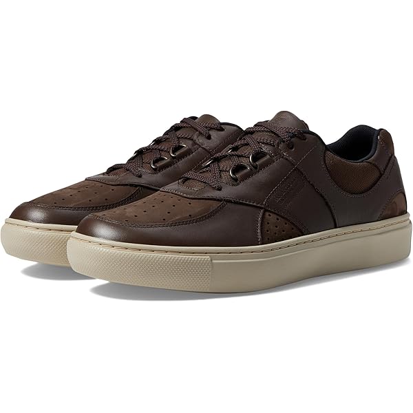 Tenis SAS 7Eventy6ix-Y Para Hombre - Cuero Y Textil Con Punta De Almendra - Suela De Goma Y Cierre De Cordones