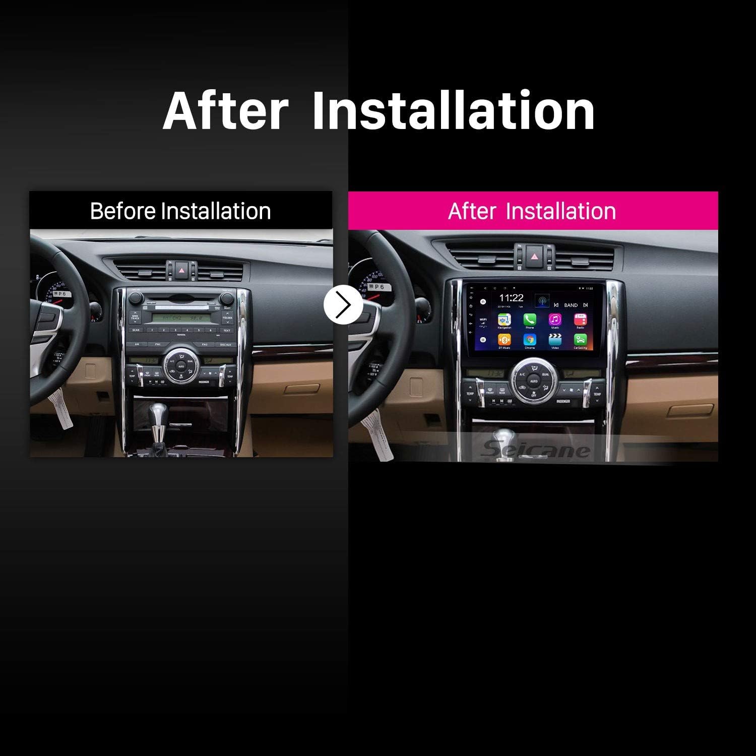 Amazon 9インチアンドロイド8 1ラジオgpsナビゲーションステレオ用トヨタレイズマークx 10 15 Usb補助サポートcarplay 3g Hdタッチスクリーン オーディオ一体型ナビ 車 バイク