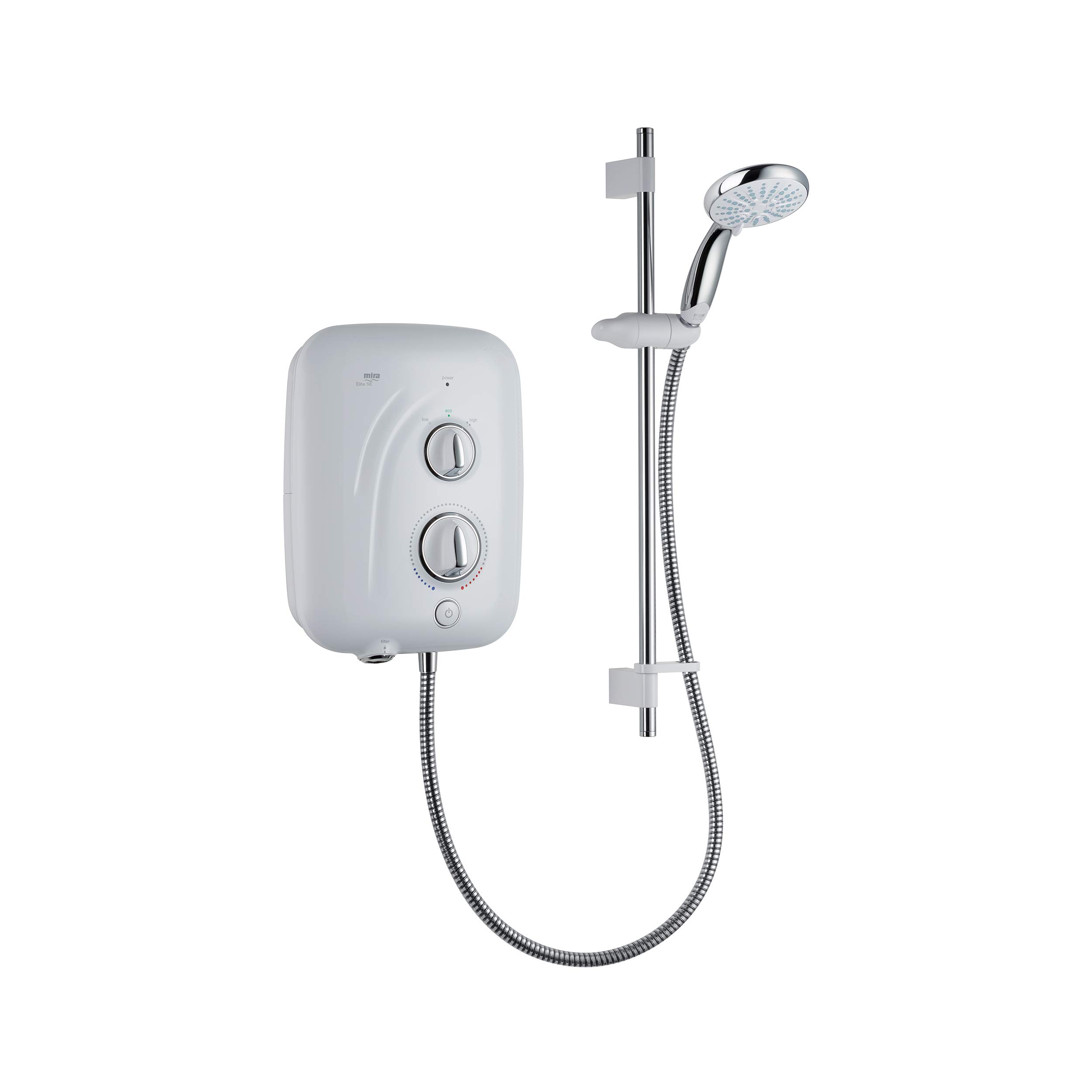 Mira Showers 1.1941.002 Elite SE Pumped Electric Shower 10.8kW - White/Chrome