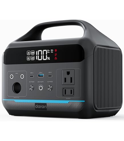Amazon.com : Portable Power Station 1200W Surge, 288Wh LiFePO4