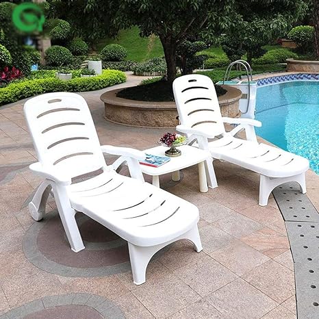 Amazon Co Jp 屋外 プラスチック ビーチチェア 折りたたみ ラウンジチェア 軽量 リクライニングチェア 用 大人 または 子供 ホーム キッチン