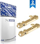 XFORT 2 Pack Polished Brass Door Bolt Surface Mounted 150mm view 6