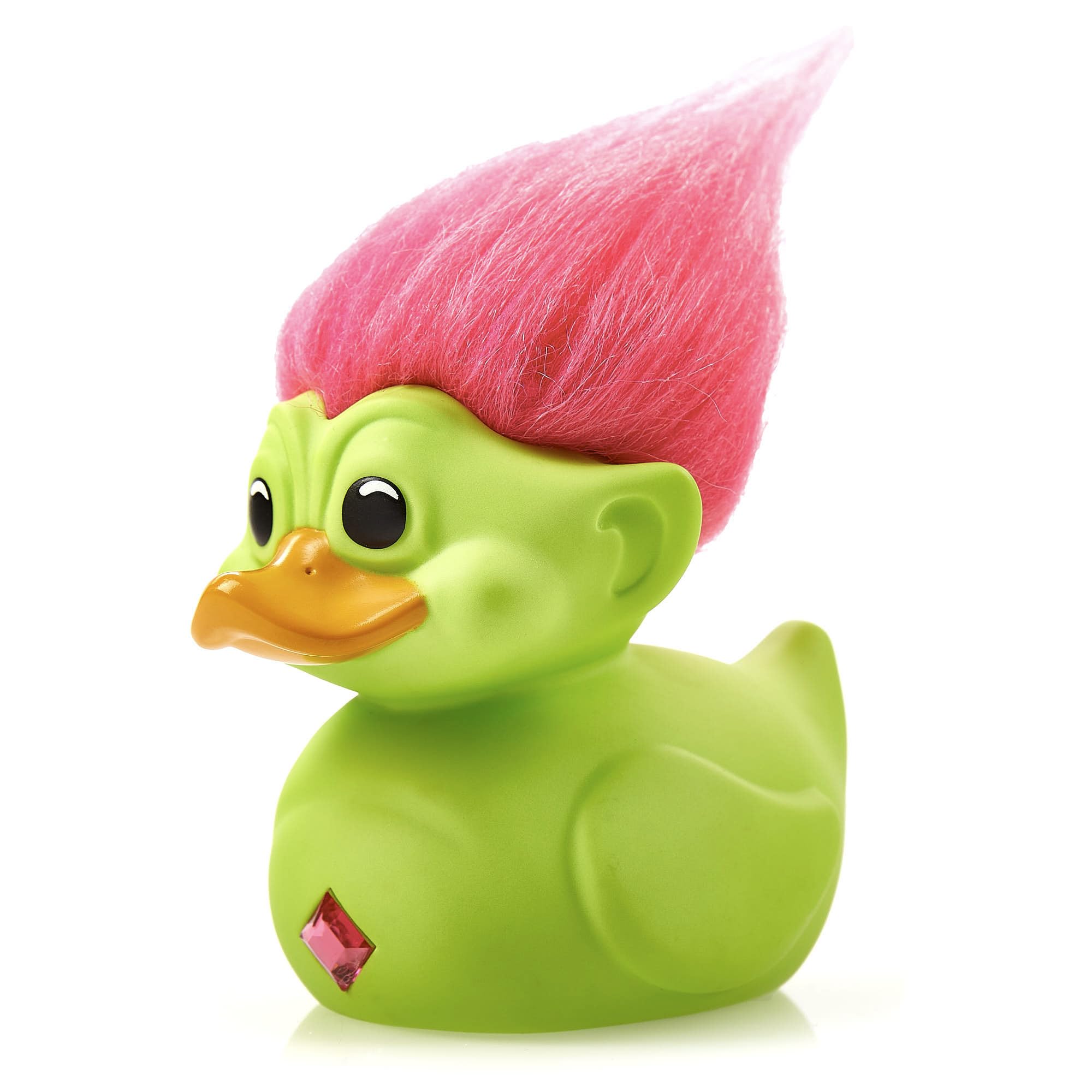 TUBBZ First Edition Green Troll Collectible Vinyl Rubber Duck Figure - Official Good Luck Trolls Merchandise - Kids TV, Movies & Video Games — image 1