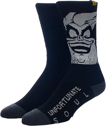 Disney Villains X Heidi Klum Ursula Socks, Black, OSFM