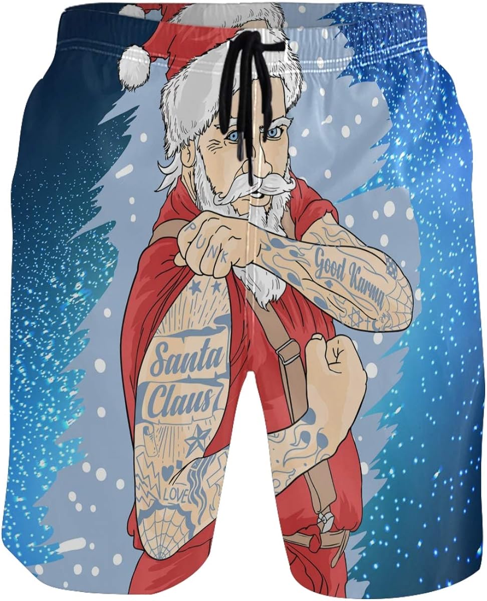 Mens santa bathing suit Clearance