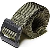 CQR Tactical Belt, Military Style Heavy Duty Belt, Webbing EDC Quick-Release Buckle