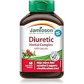 Jamieson Diuretic Herbal Complex, with Uva ursi, Helps Relieve Fluid Retention and Symptoms Associated with Minor UTI's. Non-