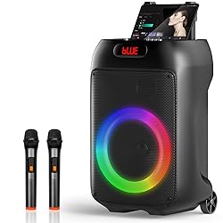 Portable Karaoke Machine with 2 Wireless