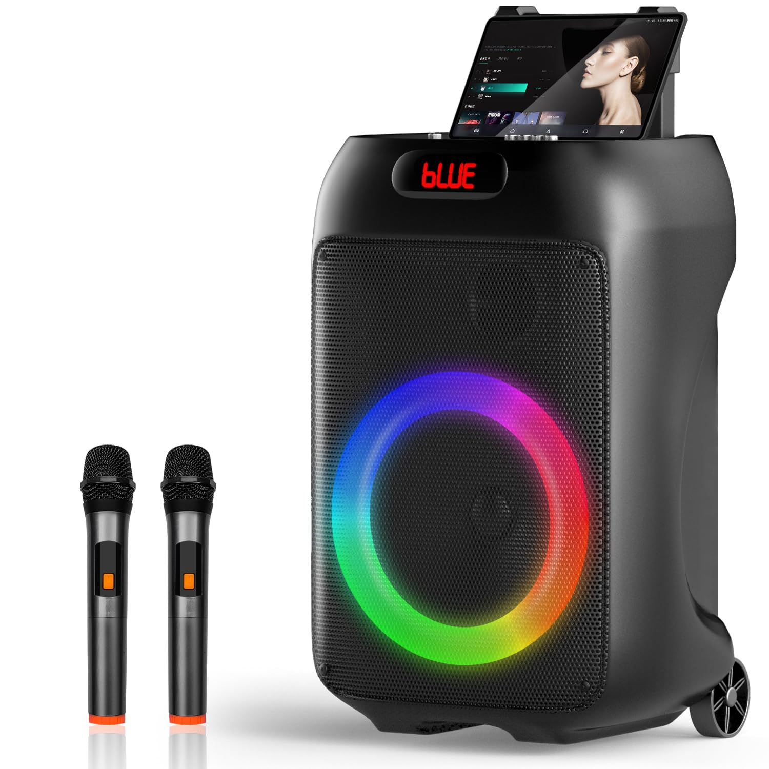 Portable Karaoke Machine with 2 Wireless