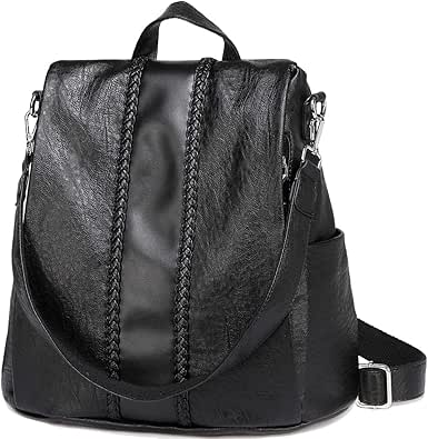 black backpack handbags