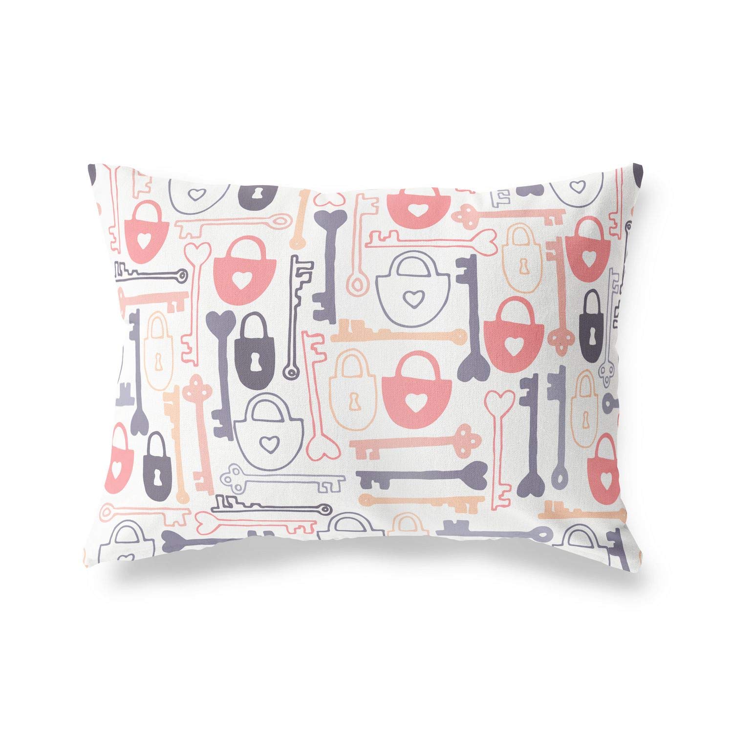 BonaMaison Decorative Cushion Cover, Random Pattern Throw Pillow Covers, Home Decorative Pillowcases for Livingroom, Sofa, Bedroom, Size: 45X60 Cm - Designed and Manufactured in Turkey