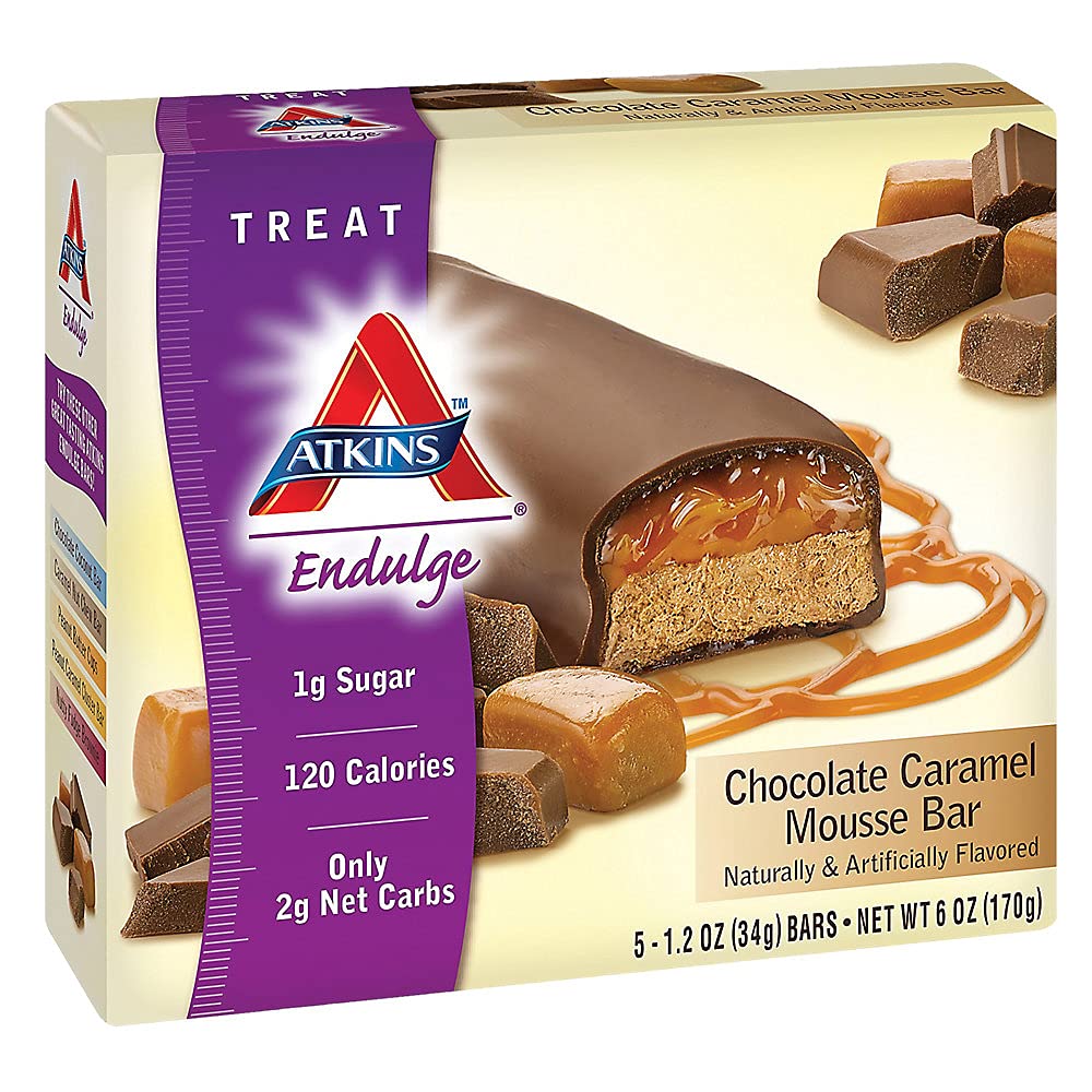 Atkins Endulge Bar - Chocolate Caramel Mousse x 5 Bars