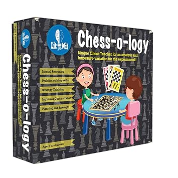 Chess-o-logy - Unique Teacher of Chess for Beginners While Innovative Variation for The Experienced! Age Group: 4+ Years.