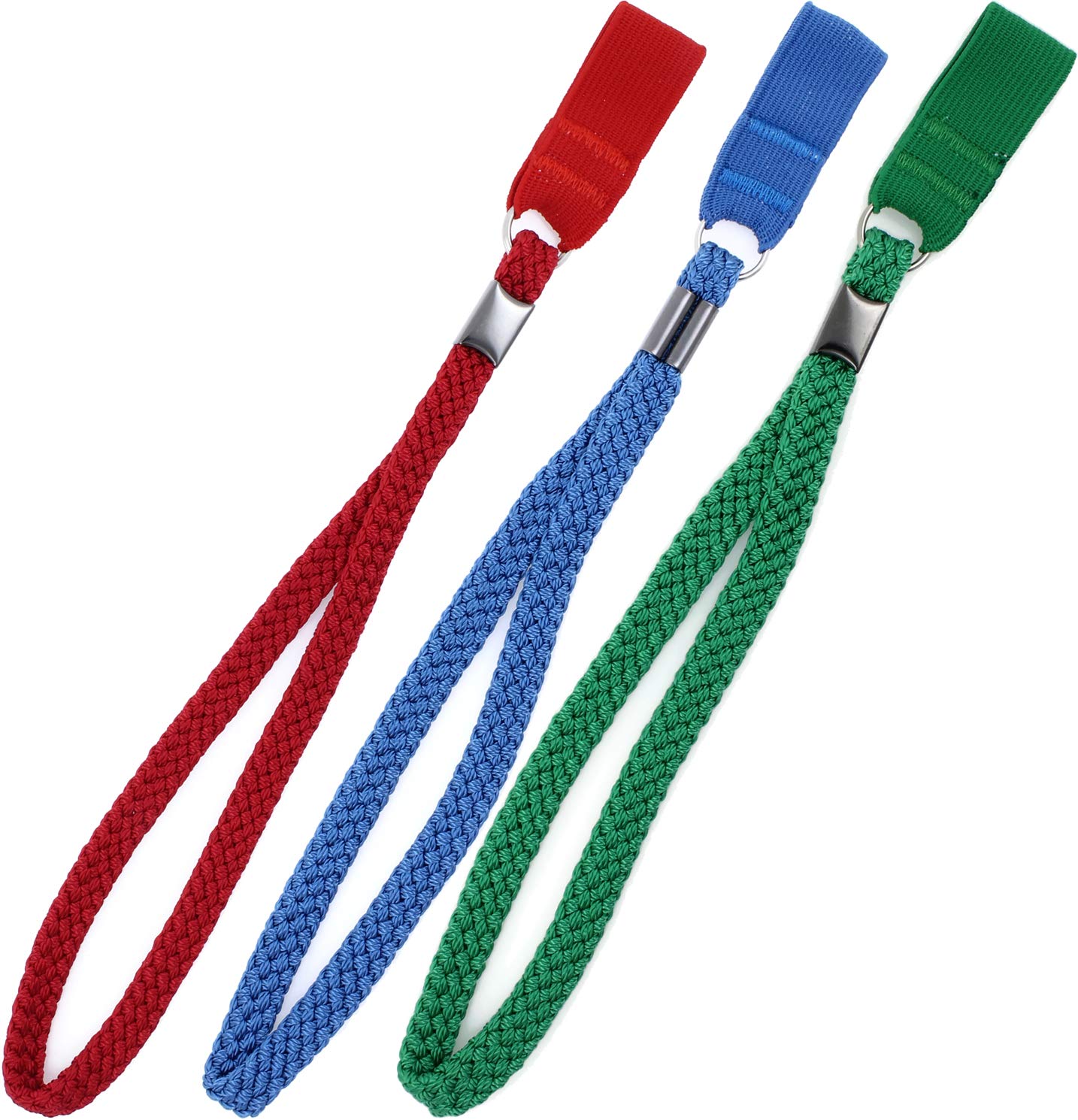 Country Canes Triple Pack of Walking Stick Wrist Straps/Wrist Loops (Rainbow Pack)