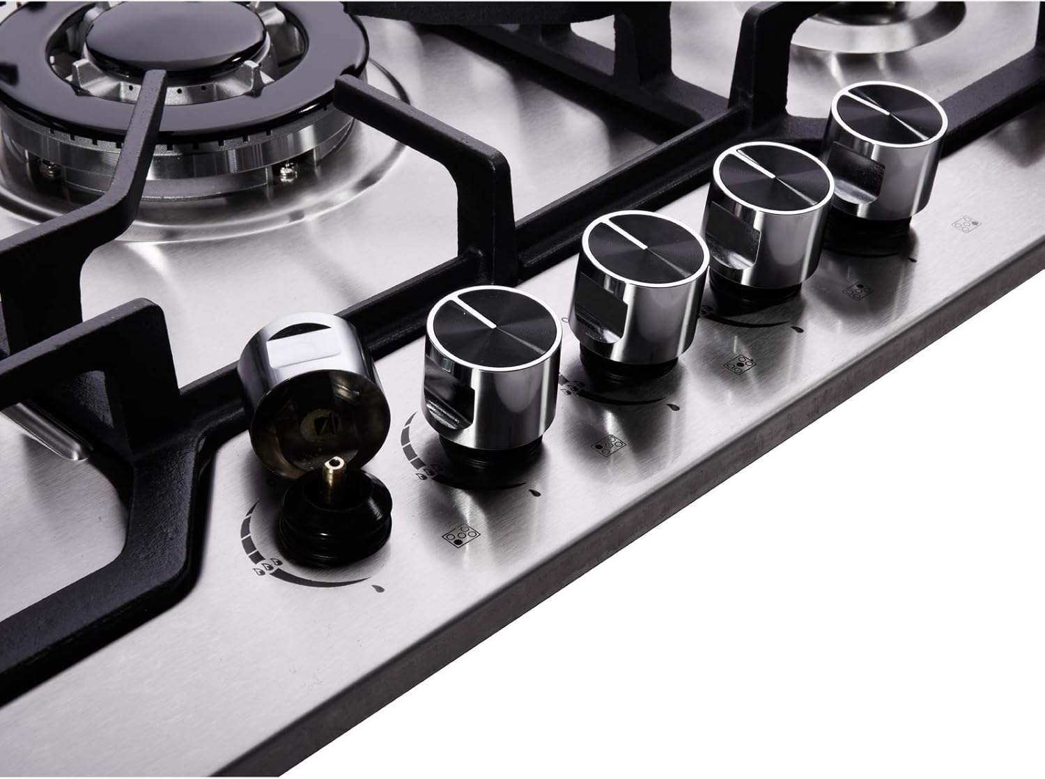 Hotfield 30 Inch Gas Cooktop Gh5278 05 Stainless Steel 5 Burners Stovetop Dual Fuel Gas Hob Ng Lpg Convertible Gas Cooktop Stainless Steel Cooktops Appliances Tapachula Gob Mx