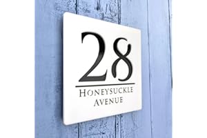 Personalized Acrylic House Number Sign Modern House Numbers Plaque for Outside House Address Plaque Laser Cut 3d Custom Stree