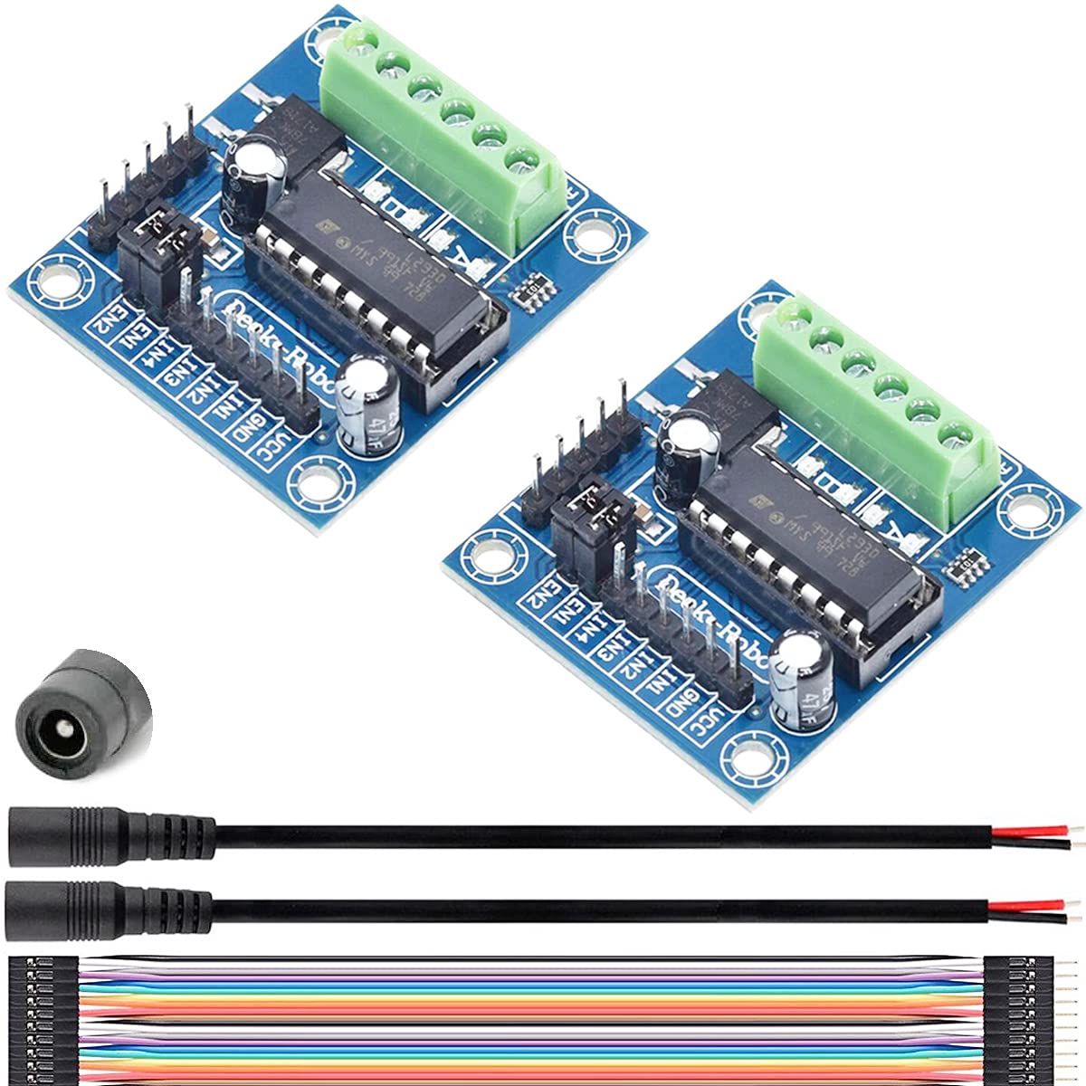 Module Amplificateur Audio Mini TDA2822M — Stéréo 2.0, Alimentation 1.8-12V, Avec Câble Jack 3.5mm