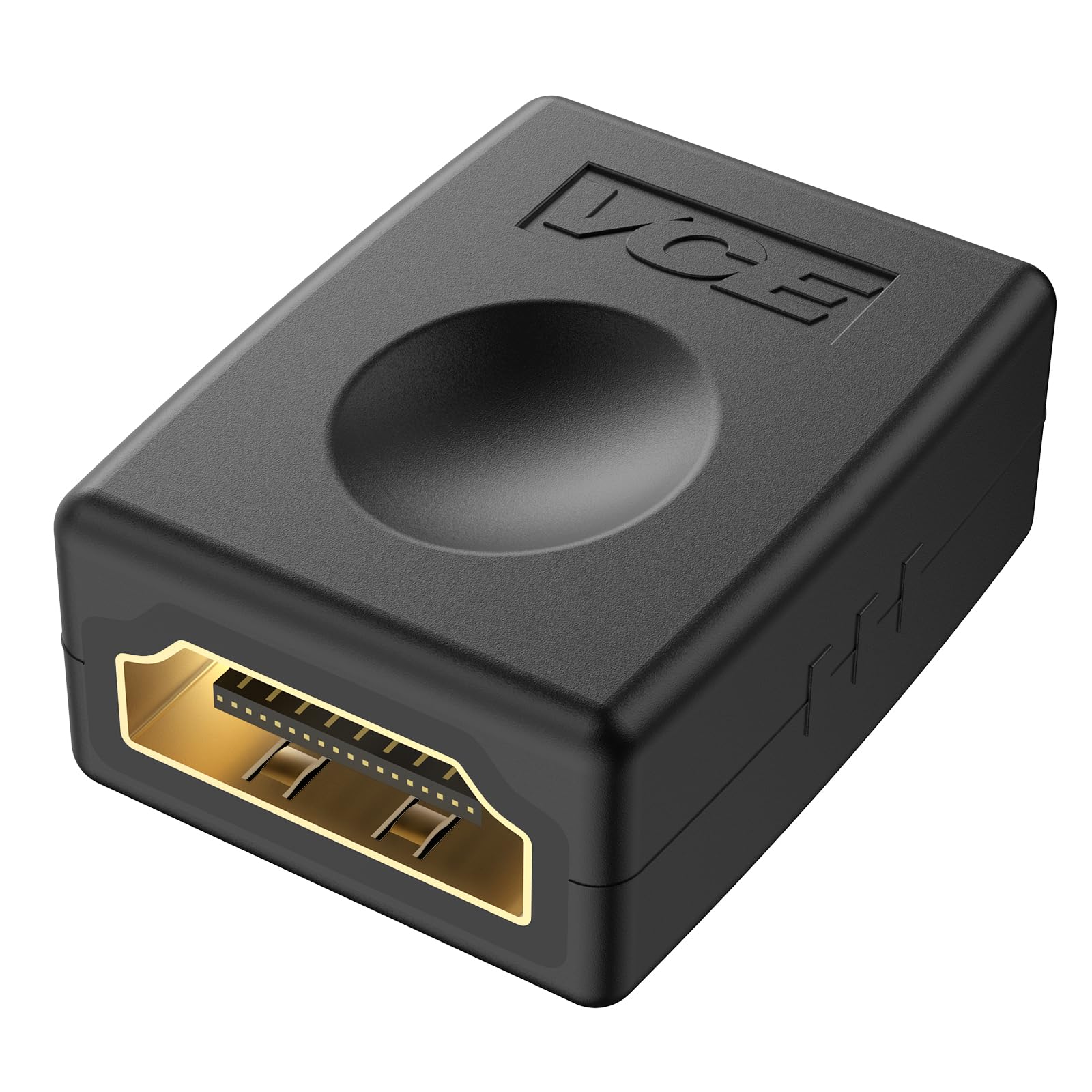 VCE HDMI Female to Female Adapter 4K@60Hz, HDMI Coupler 2.0, HDMI to HDMI Connector, HDMI Extension Adapter Gold plated Support 3D 4K HDR ARC for Laptop, Monitor, PC, PS5, PS4, Xbox, DVD, TV, 1 Pack