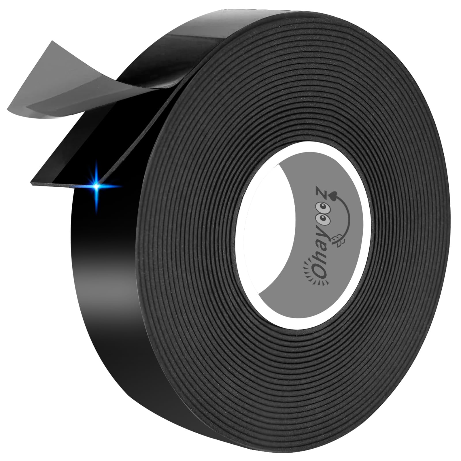 Photo 1 of Ohayooz Extra Strong Double Sided Tape Heavy Duty 10FT, Very Sticky Adhesive Double Sided Mounting Tape Waterproof, Works Great Indoors and Outside, Walls, Automotive, Home Office Deco