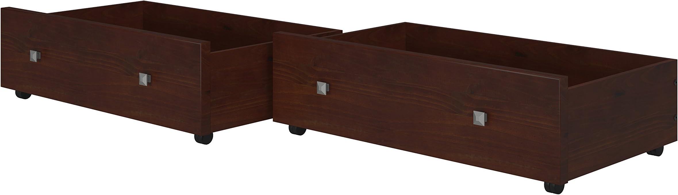 Donco Kids 505-CP Dual Under Bed Drawer, One Size, Dark Cappuccino