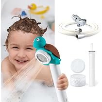 Barumi Livo Handheld Filtered Showerhead for Kids with PVC Hose ...