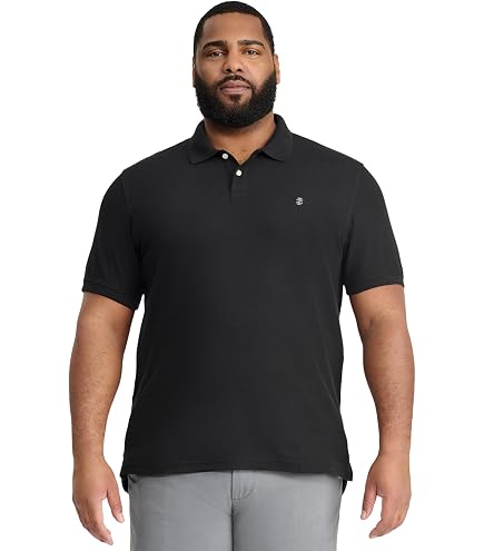 Clothe Co. Mens Short Sleeve Jersey Knit Polo Shirt, Aquatic Blue