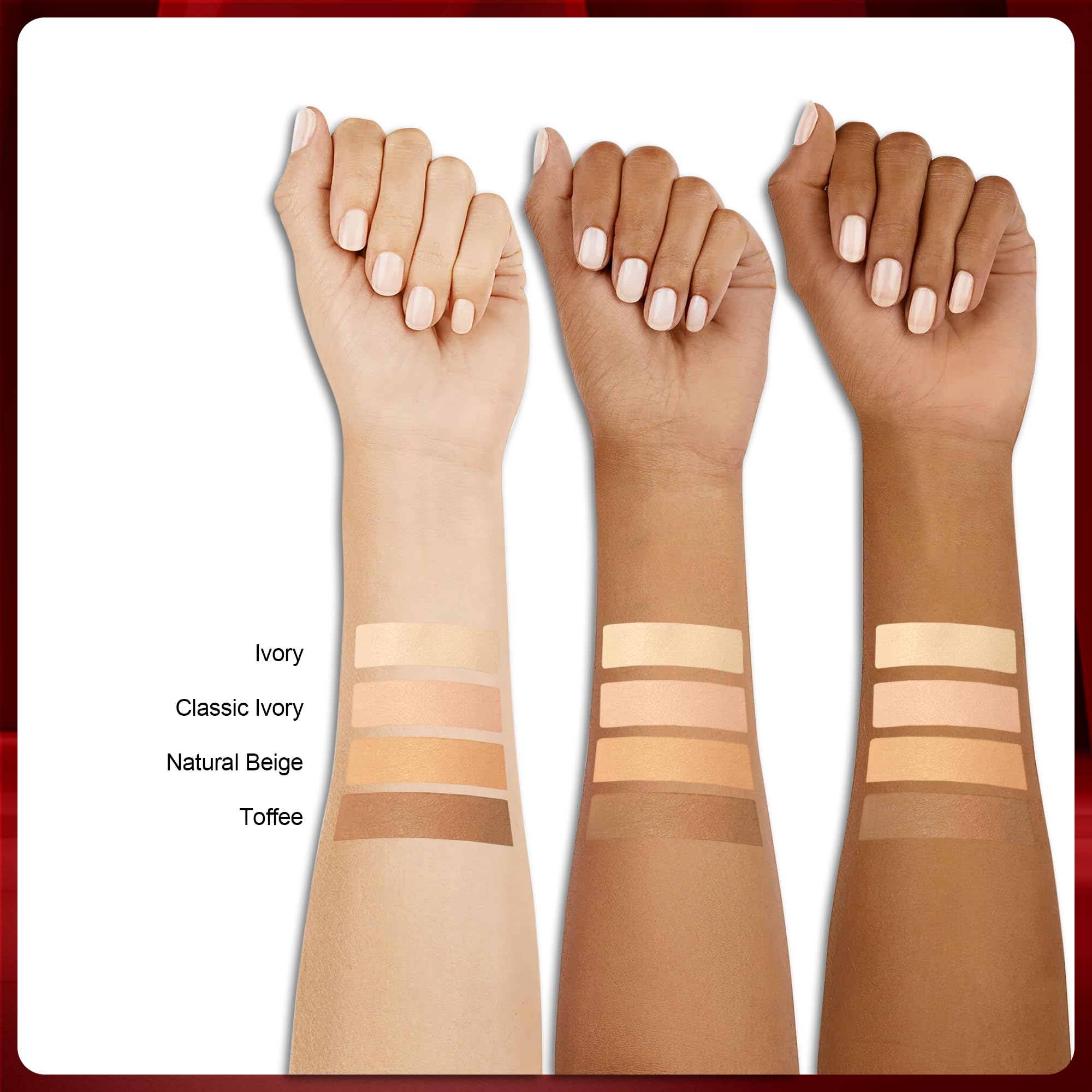 FV Waterproof Foundation, Medium Coverage, Oil-free & Long Lasting, Lightweight, Matte Foundation for Oily/Normal Skin, Transfer Proof Liquid Foundation Makeup, 30g, Natural Beige