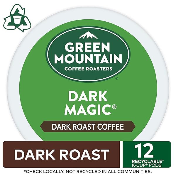 GREEN MOUNTAIN COFFEE DARK MAGIC, KEURIG K-CUPS, 12 COUNT (PACK OF 6)