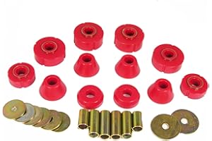 Prothane (7-101) 67-72 Chevy C10 Body Mount Kit - Red