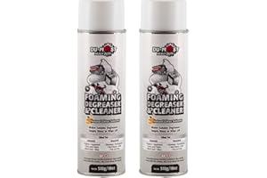 DU-MOST Heavy Duty Aerosol Foaming Degreaser & Cleaner, Deodorizer with Natural Citrus Solvent, 18 fl oz (Pack of 2)