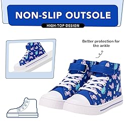 FUNCOO PLUS Kids Toddler Sneakers Girls High Top